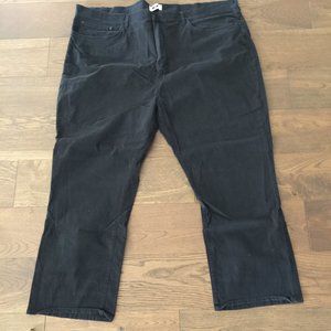 Joseph Abboud Cotton Stretch Classic Fit Black Pants Slacks Waist Size 52W x 32L